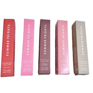 5 colors mix /5p/Summer Fridays Lip Butter Balm Conditioning Lip Mask New in box